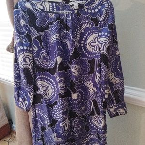NWOT Banana republic floral silk shift dress- 8P